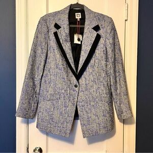 NWT SIZE 14 ANNE KLEIN BLAZER/JACKET, LILAC/GREY